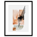 Obraz Abstract II 40x50cm copper